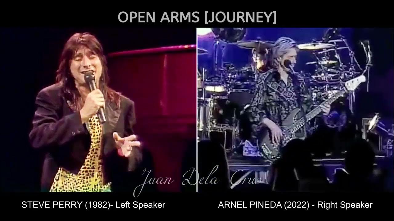 OPEN ARMS JOURNEY [ Steve Perry Live 1982 side by side with Arnel