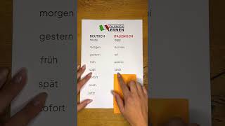 Italienische Alltagswörter 🇮🇹✨ #italienischewörter