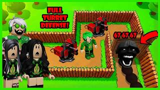 Aku Bangun Markas Pertahanan Terkuat Untuk Lindungi Diri Dari Cacing 67 - Defend Your Base From 67