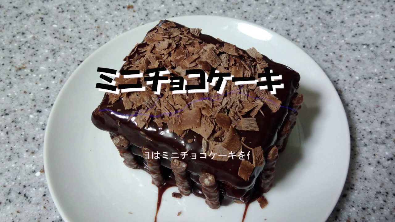 濃厚なチョコレートケーキが食べたいっ時にどうぞ ミニチョコケーキ 一人分です Youtube