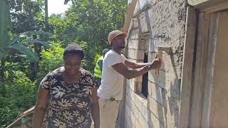 Bought A Load Of Sand To Continue Our House Project| Quick Flashing Of Wall & Made Breakfast