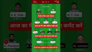 IND VS SA GL TEAM #INDVSSA  #freeteam #worldcup  #GLWIN  #Rank1 #dream11 #shorts #trending  #viral
