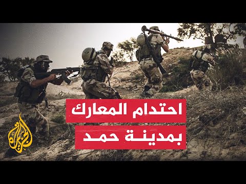 نشرة إيجاز - احتدام المعارك في مدينة حمد بخان يونس