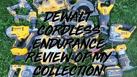 Dewalt cordless review, My collection of 20v and 60v tools