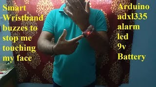 Smart Wristband buzzes to stop me touching my face screenshot 5