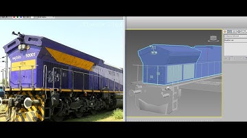 Tutorial on Modeling & Texturing a WDG 5 Bheem Locomotive Engine in 3dsmax ( Part 5)
