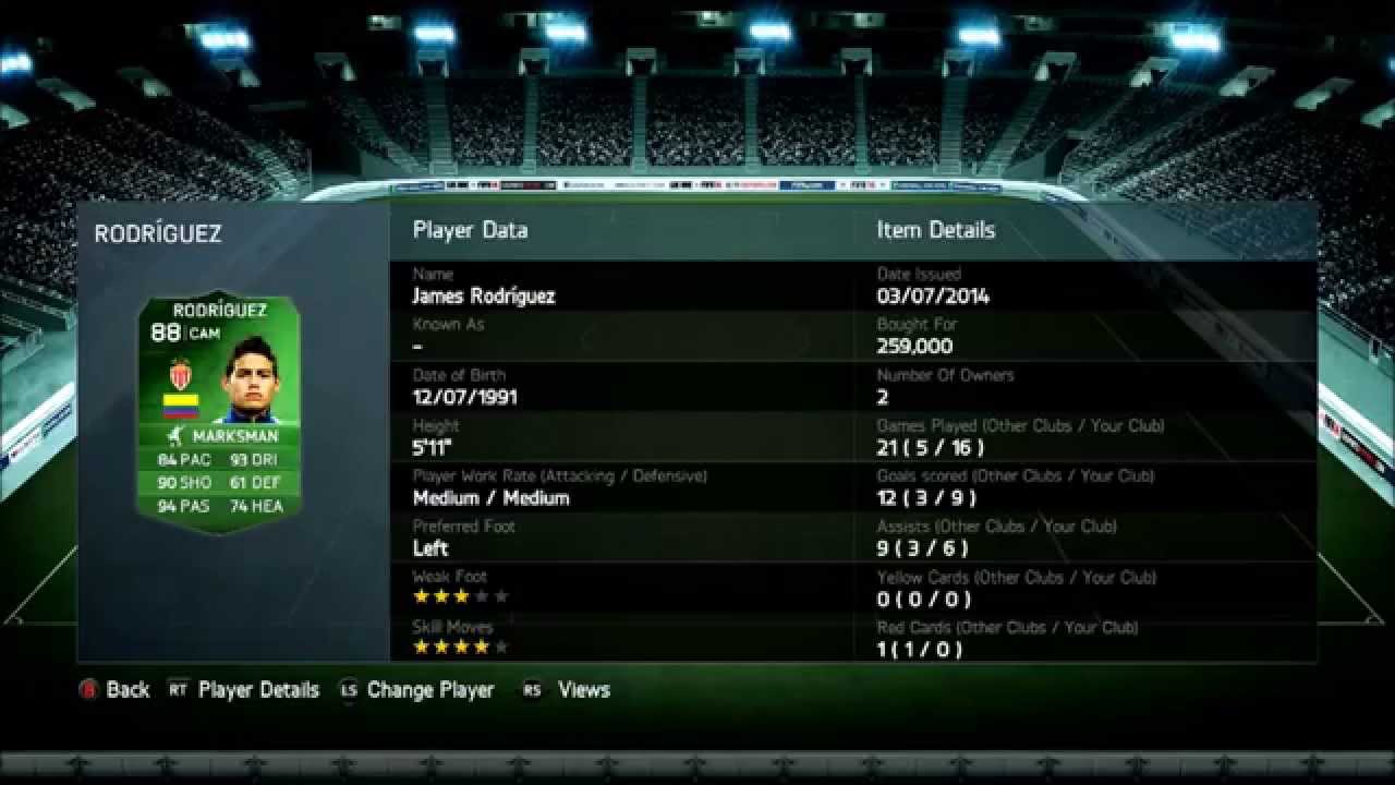 FIFA 14 - iMOTM James Rodriguez 88 Rated Player Review w/ In-Game Stats! HD
