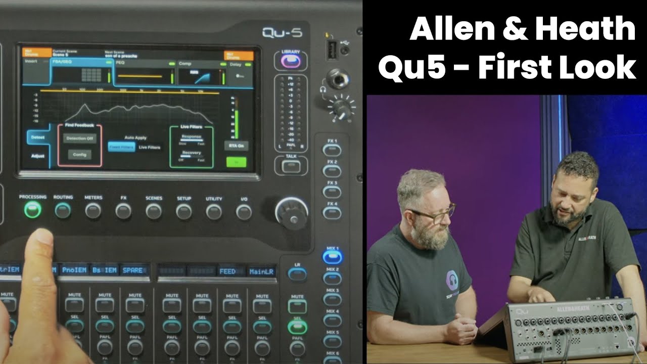 Миксер Allen & Heath Qu-5 — обзор и новые функции