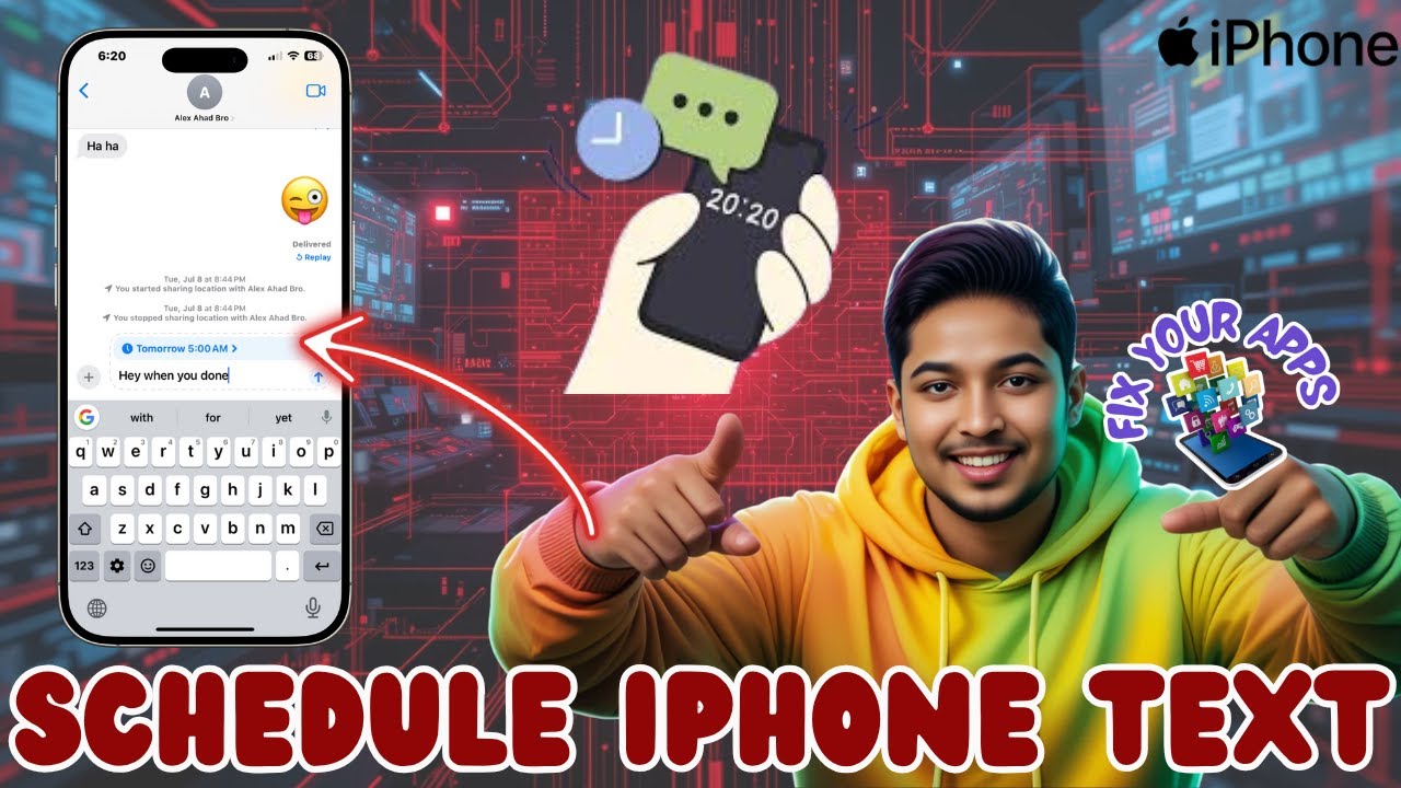 How To Send A Text Later On iPhone - For Beginners