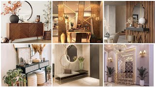 200 Best Entryway Mirror Decor Ideas (Almost for Small Spaces)//#consoletable#buffettable#mirror