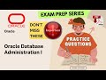 1z0-082 Exam Tutorial🔥IMPORTANT TOPICS🔥| Oracle Database Administration I ORACLE | Tips &amp; Tricks