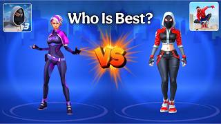 Spider Fighter 3 Hacker Girl Vs Heroes Rise Of Champion Crawla Girl Full Comparison || Most Changing screenshot 1