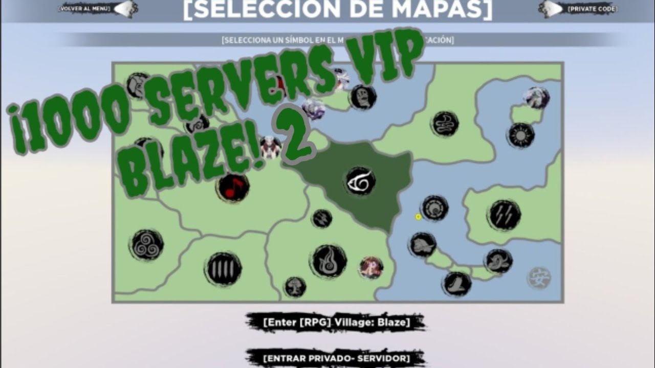 1000 Servidores VIP Blaze 2!, Private Server Codes