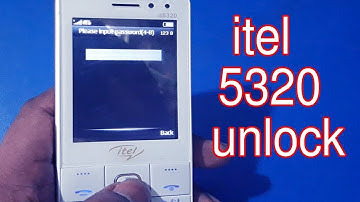 itel it5320 phone unlock lock  Itel it5320 Password   reset