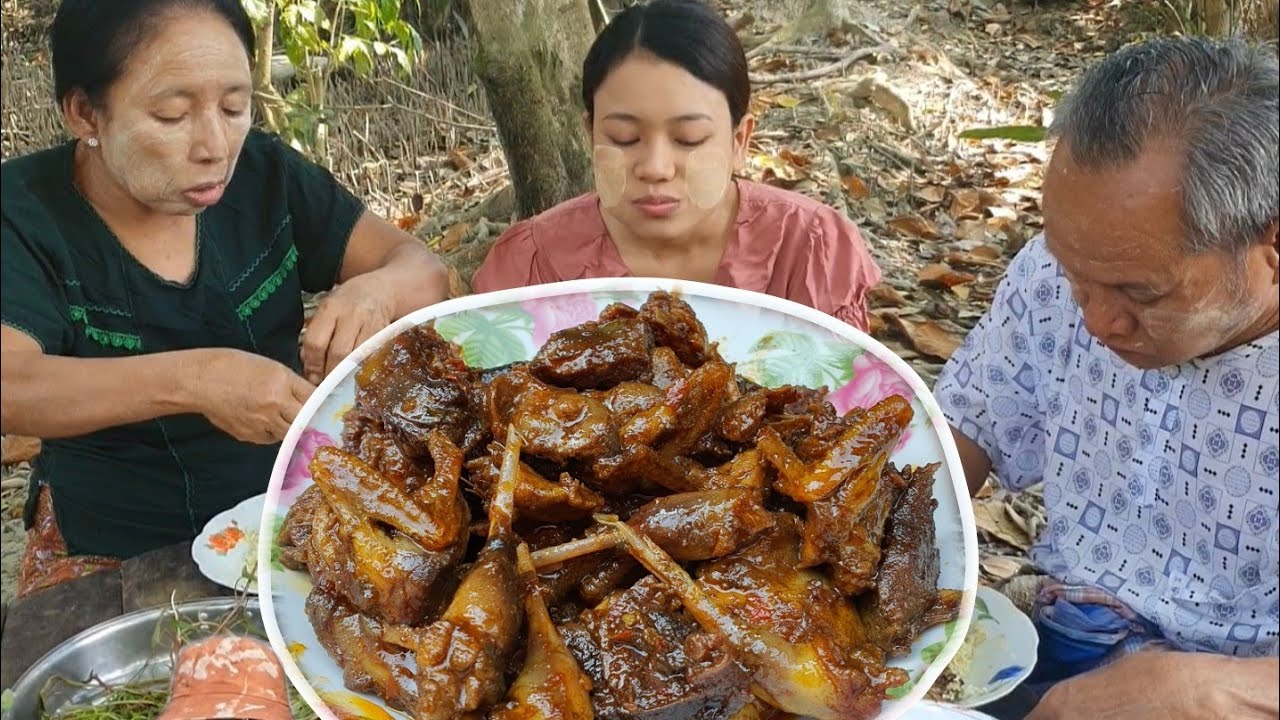 အစ်ကိုကြီးရှာပေးတဲ့ ငှက်သားဟင်း,မိုနတိုတို့စရာ စားမယ်😋