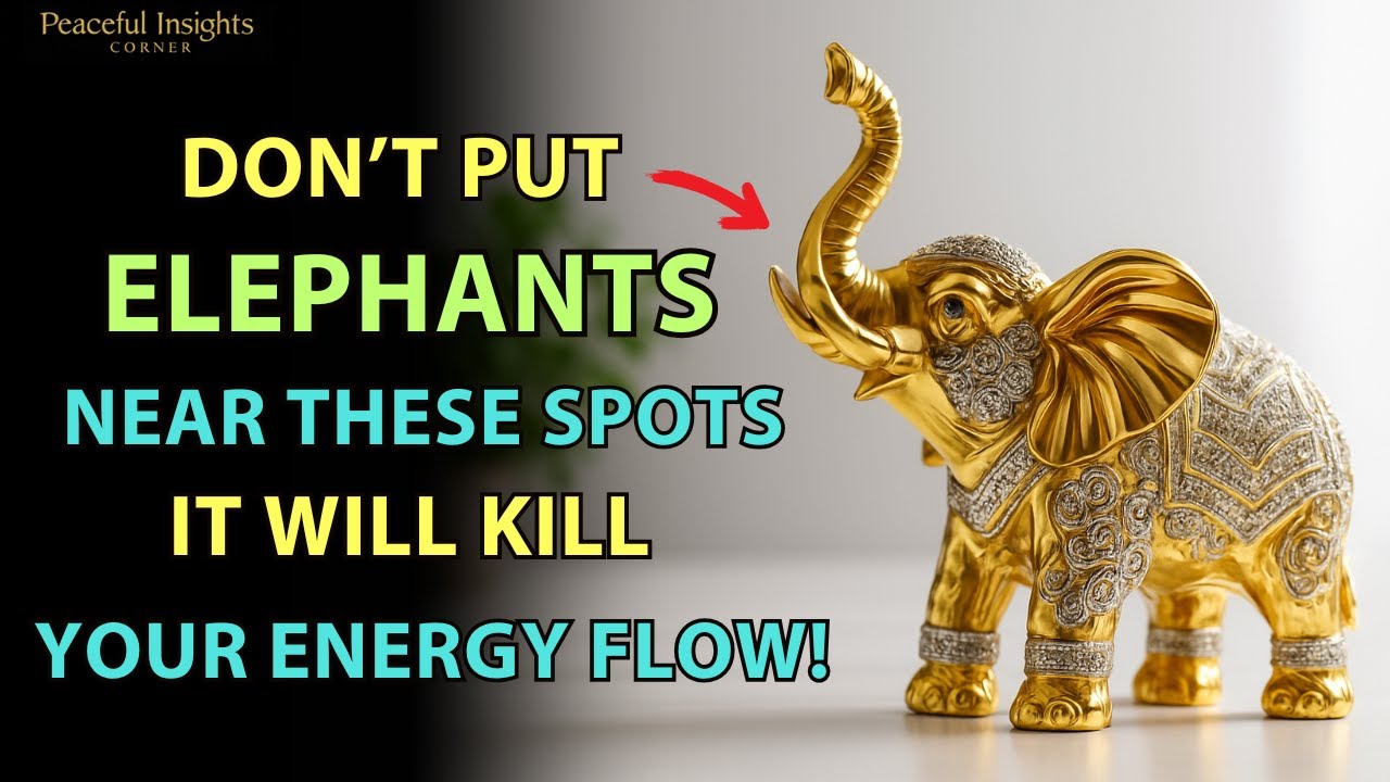 Как разместить статую слона, чтобы открыть секреты богатства, которые большинство людей игнорируют