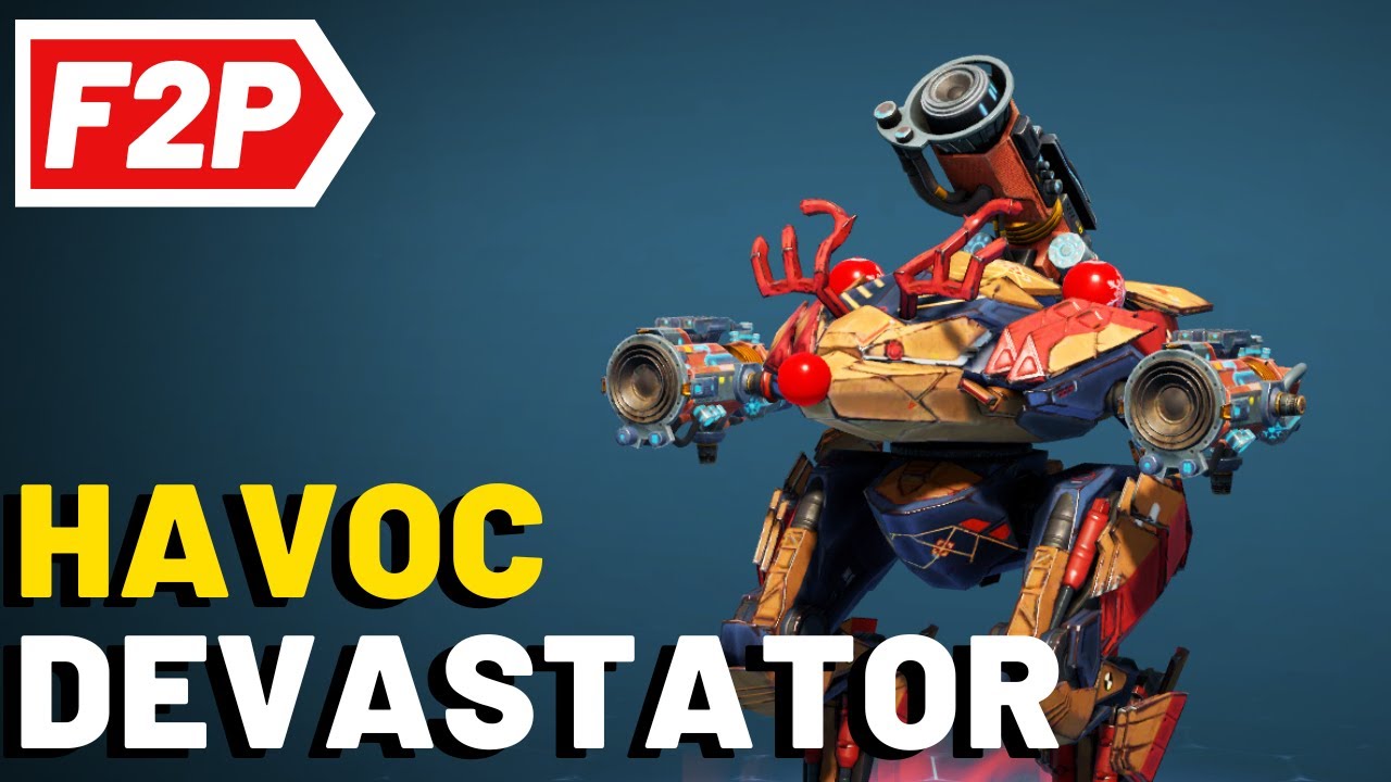 Fenrir Devastator Havoc - Free to Play Hangar in War Robots (No Commentary) WR F2P