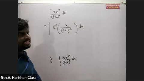 Integration Special forms | Rtn.A.Harishan sir| Combined Mathematics| English Medium