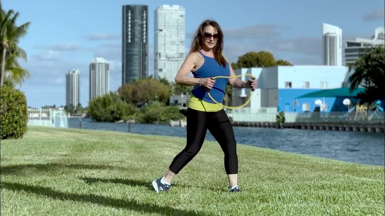 Elastic band exercises for back, shoulders and legs YouTube