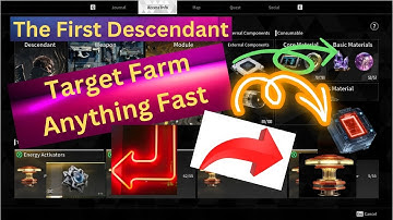 The First Descendant ,Some tips to target farm items efficiently.