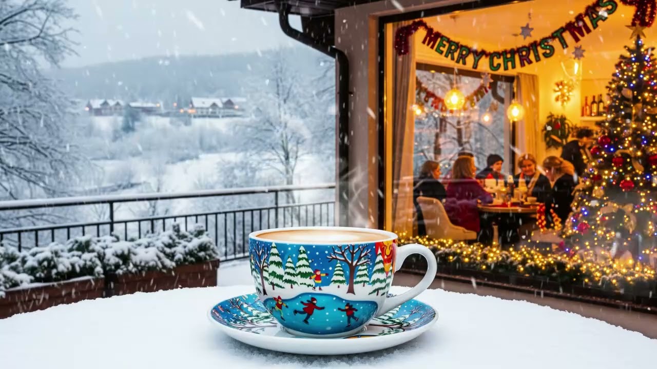 Delicate Jazz Music☃️ Bossa Nova Instrumental and Cozy Jazz Cafe Music for Happy Moods.