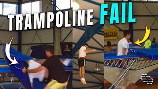 Springs Broke Causing Person to Fall outside Trampoline