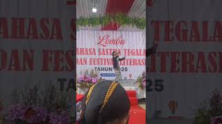 Galawi Lagu Wajib Tembang Tegalan 2025, Reenessa Key Hanya Juara 3 Se Kabupaten Tegal