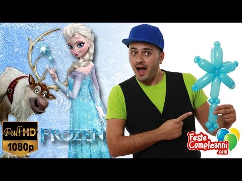 Frozen Balloon - Scettro di Ghiaccio Frozen - Tutorial 172 - Feste  Compleanni 