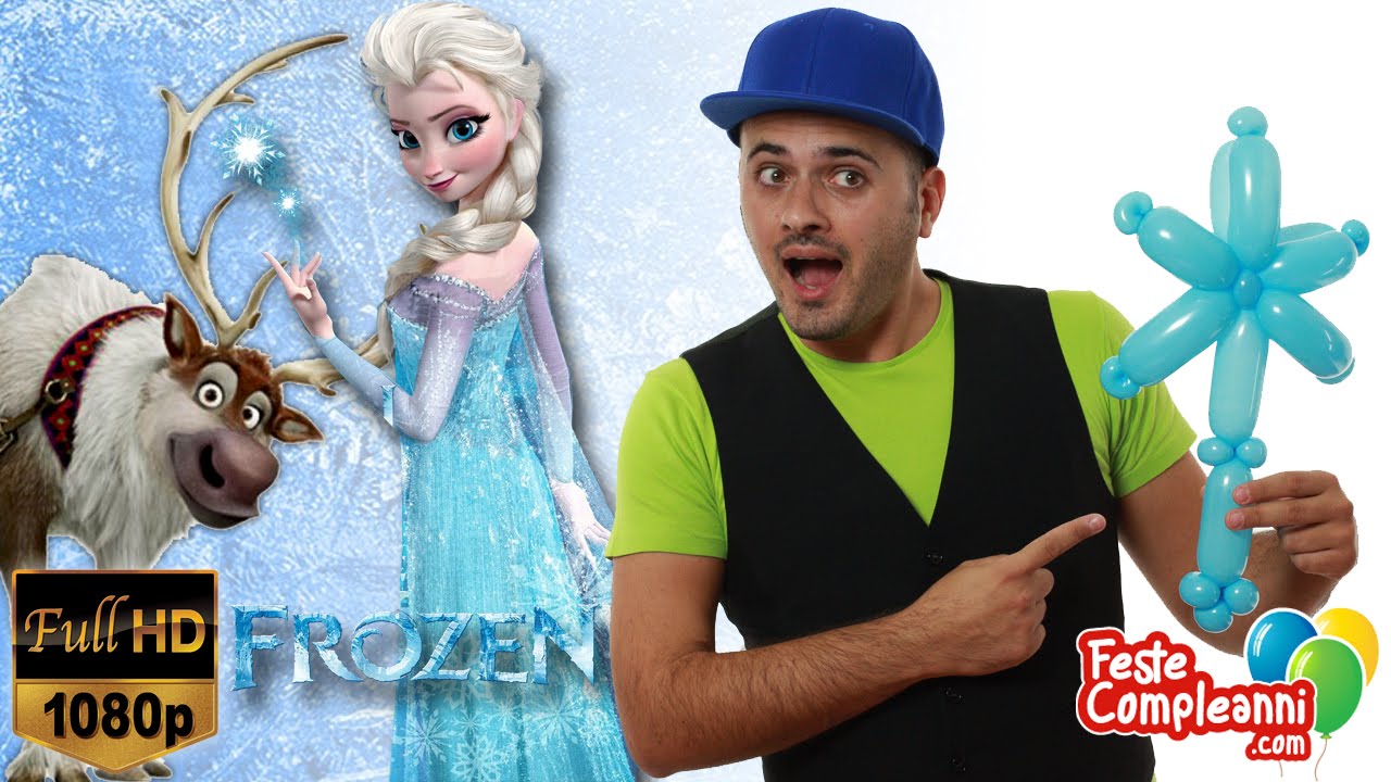 KIT 30 - FROZEN REGNO DI GHIACCIO + PALLONCINI E 2 TUBI SPARACORIANDOLI