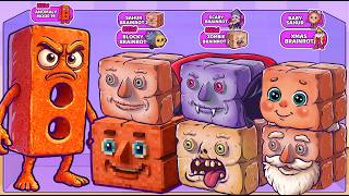 Merge Fellas: Anomaly Mode 19,Blocky,Zombie2,Scary,Xmas2,Sahur2,Baby Sahur ⁉️ Max Level | Gameplay!