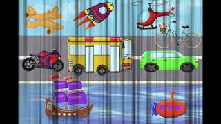 Transport - guessing game for kids / Quiz / Vehicles / ESL screenshot 3