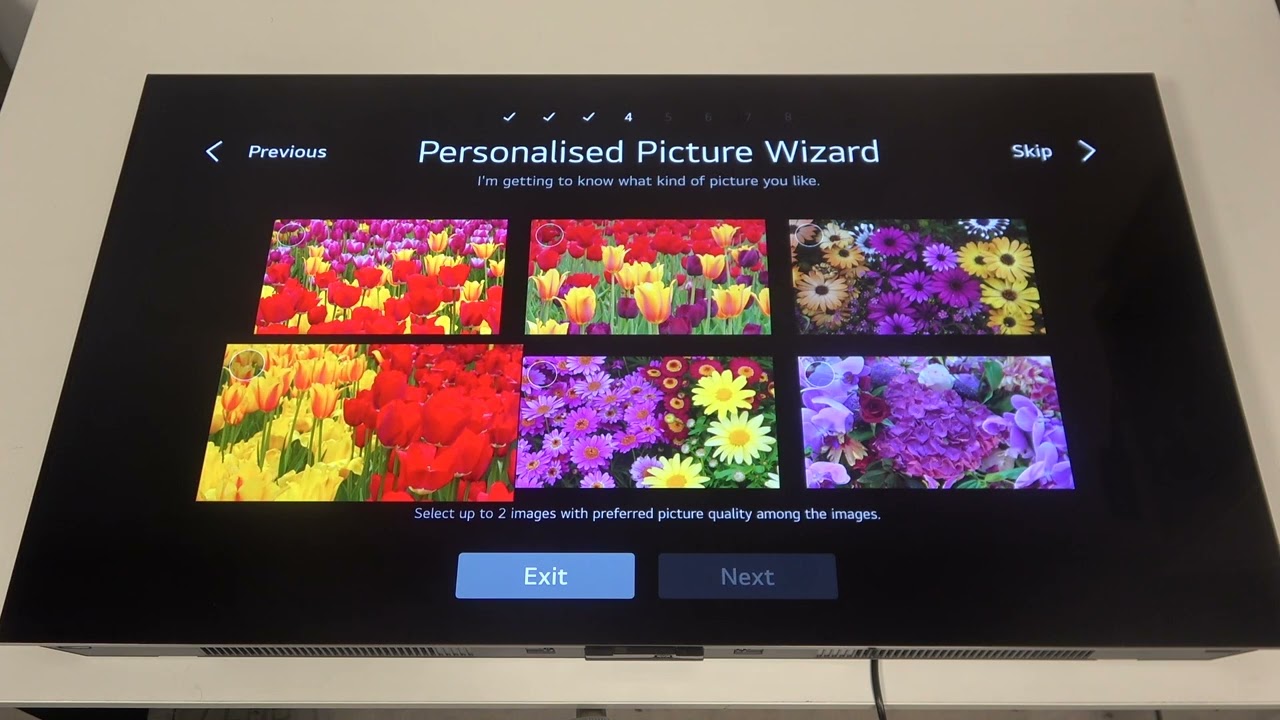 Как запустить мастер персонализированных изображений на телевизоре LG OLED Smart TV