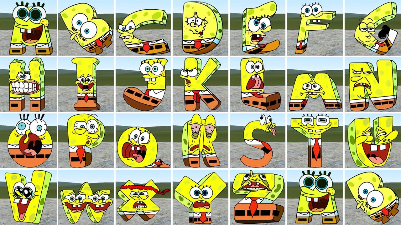 Alphabet Lore But Everyone Is SPONGEBOB Versions Full Version A Z In Alphabet lore but everyone is spongebob versions full version a z in
