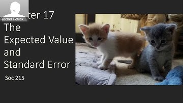 Stats Lecture Chapter 17 The Expected Value and Standard Error