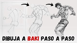 LEARN to DRAW BAKI with this Incredible Method - Gamo Art