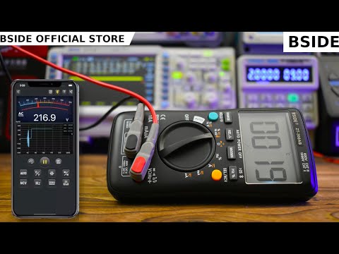 BSIDE ZT-300AB Обзор мультиметра Bluetooth связь с смартфоном.