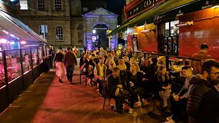 The Nightlife Street Scene in Dublin , Temple Bar , Irish Pubs & Bars - Ireland Travel 2022