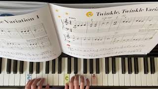 Twinkle twinkle Variation 2 My First Piano Adventure Lesson B #pianoadventures