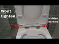 How to fix a toilet seat