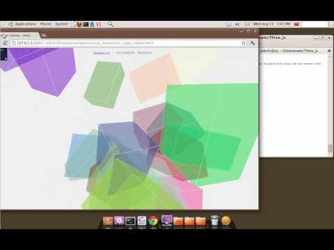 Three.js:  javaScript 3D