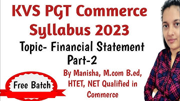 KVS PGT Commerce Prepration | KVS PGT Commerce | KVS PGT Commerce Classes | HPSC PGT Commerce | Hpsc