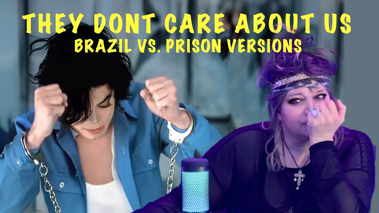 Reaction to Michael Jackson They Don't Care About Us Brazil vs Prison Versions