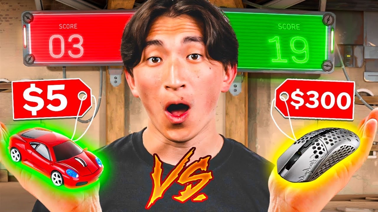 $5 Mouse vs $300 Mouse VALORANT Challenge !?