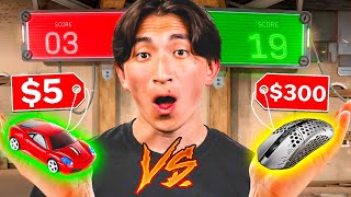 $5 Mouse vs $300 Mouse VALORANT Challenge !