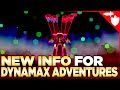 LOTS of New Info about Dynamax Adventures for Pokemon Sword & Shield DLC Crown Tundra