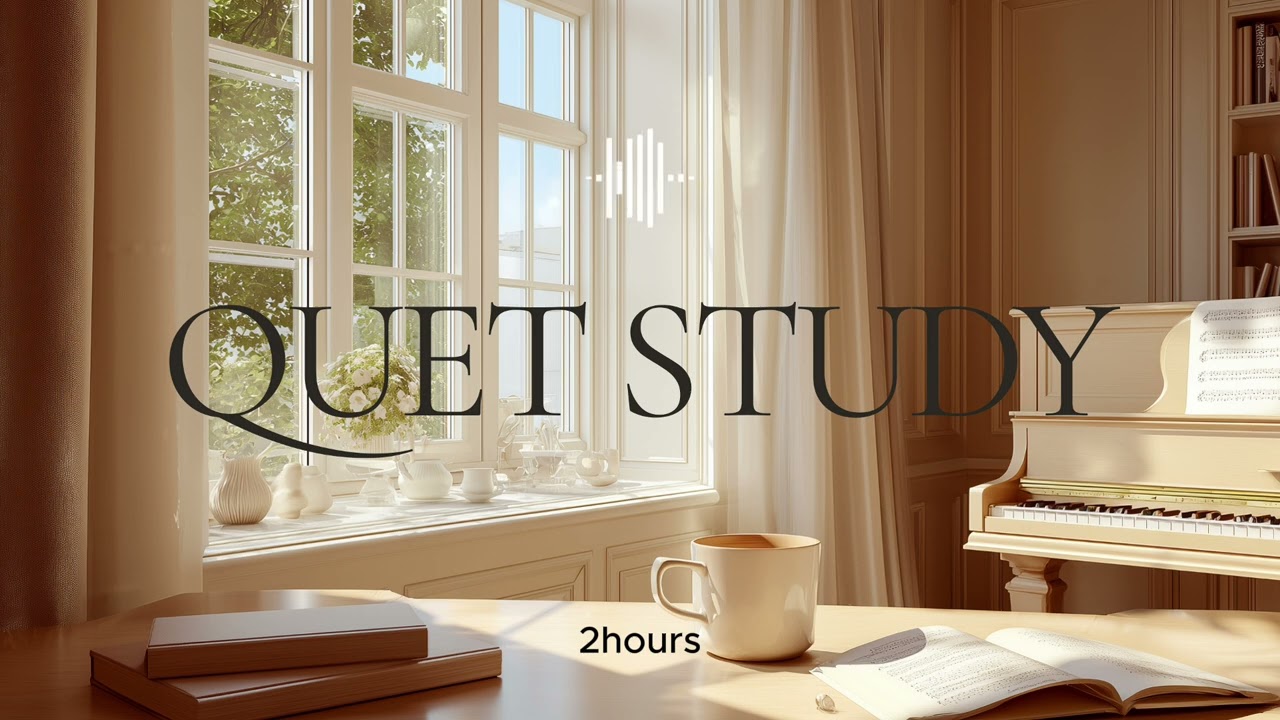 Calm Piano Music for Study & Cafe ☕ Soft Instrumental Focus
