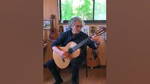 パバーナ（Pavana）G.サンス（Sanz）をギターで弾きました🎸　前田敏雄