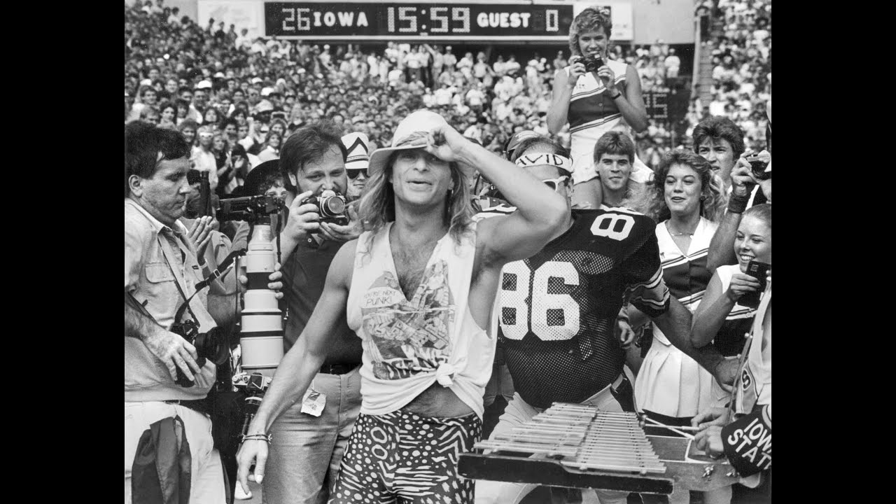 Long Lost David Lee Roth Video & Photos Conjure Up Van Halen Memories For  Iowa Sportswriter