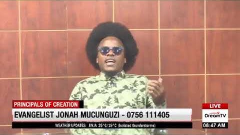 principles of creation part 2-Mucunguzi Jonan