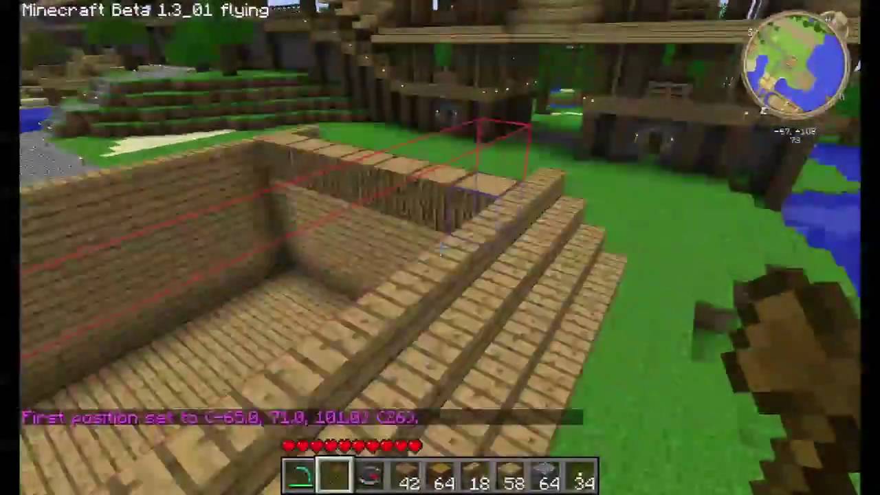 MineCraft Exodia : Créer une habitation / Maison avec WorldEdit (Exodia